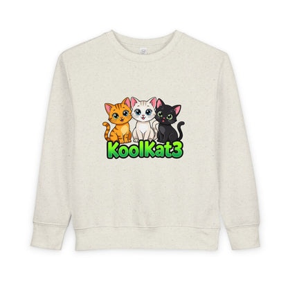 Cute Cat Toddler Sweatshirt - KoolKat3 Design