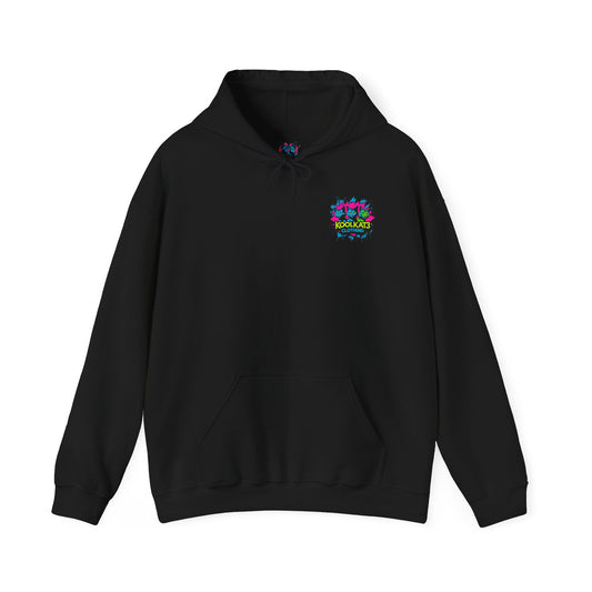 KoolKat3 Graffiti Cat Hoodie — Streetwear Pullover with KoolKat3 Logo