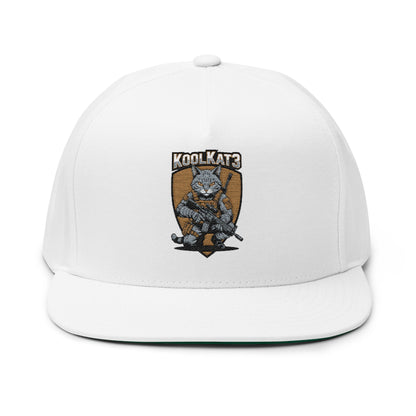 KoolKatz Embroidered Flat Bill Cap