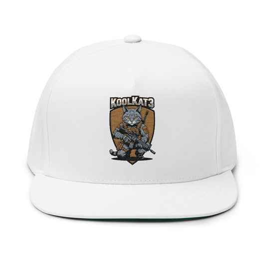 KoolKatz Embroidered Flat Bill Cap