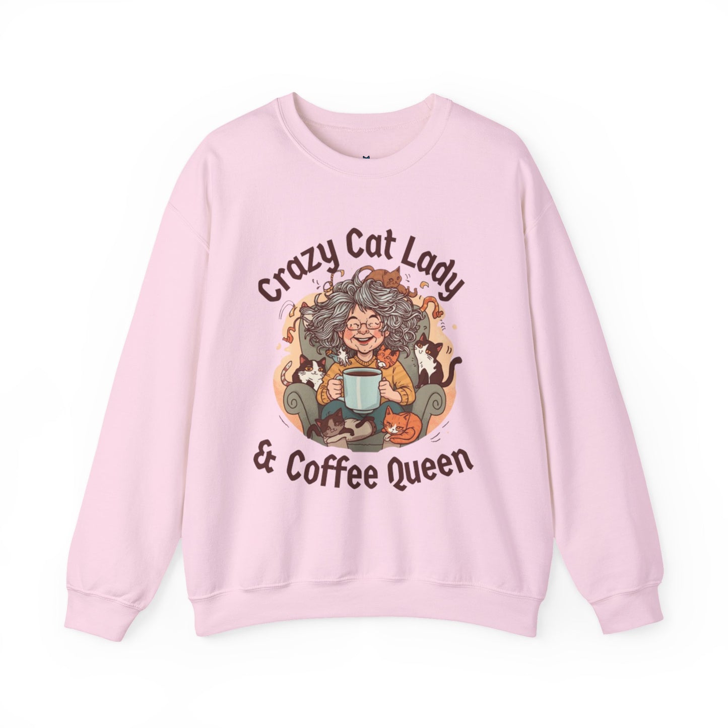 Crazy Cat Lady & Coffee Queen Sweatshirt