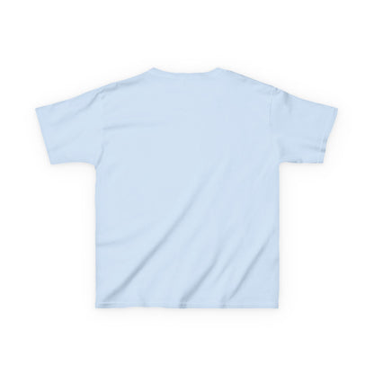 Kids Tee — "Stay Pawsitive" Sleeping Cat Graphic