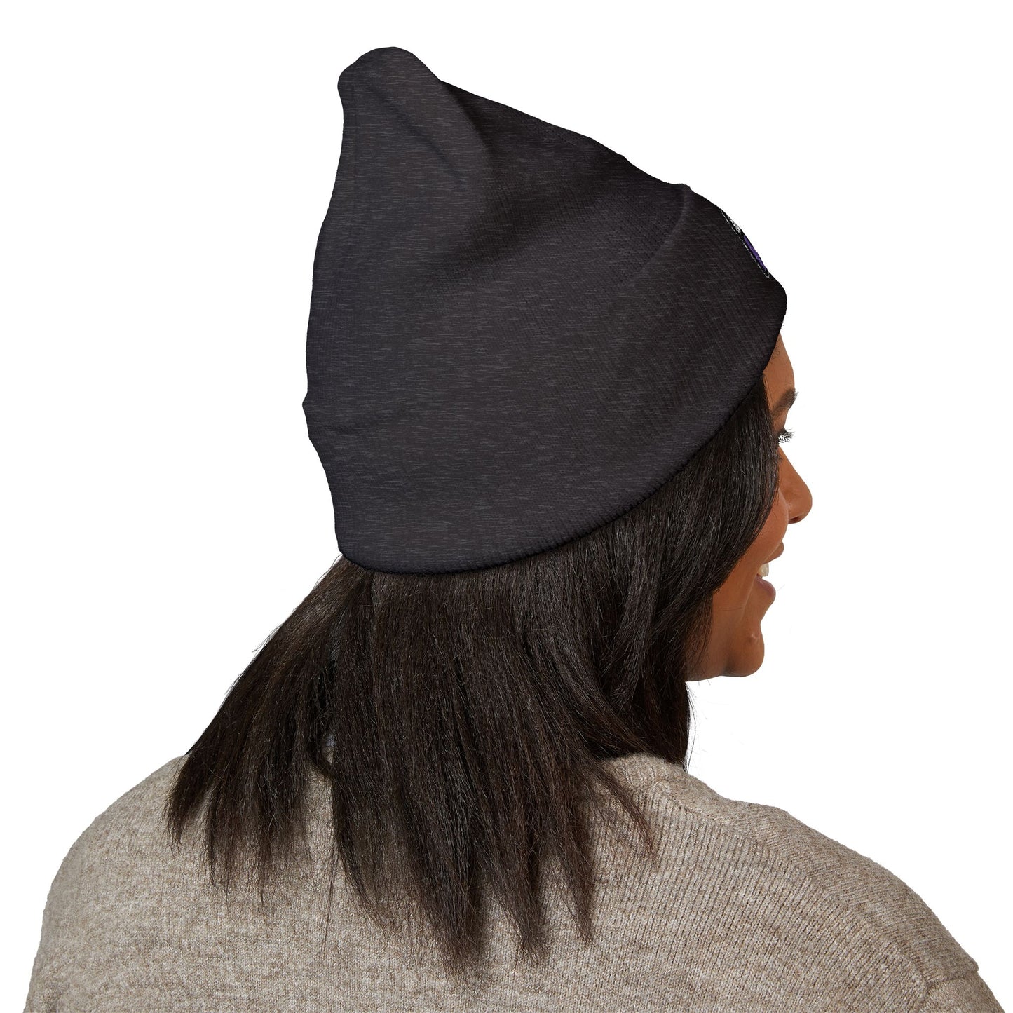 Embroidered "Kool Kat3" Cuffed Beanie — Cozy Streetwear Knit Hat