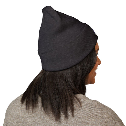 Embroidered "Kool Kat3" Cuffed Beanie — Cozy Streetwear Knit Hat