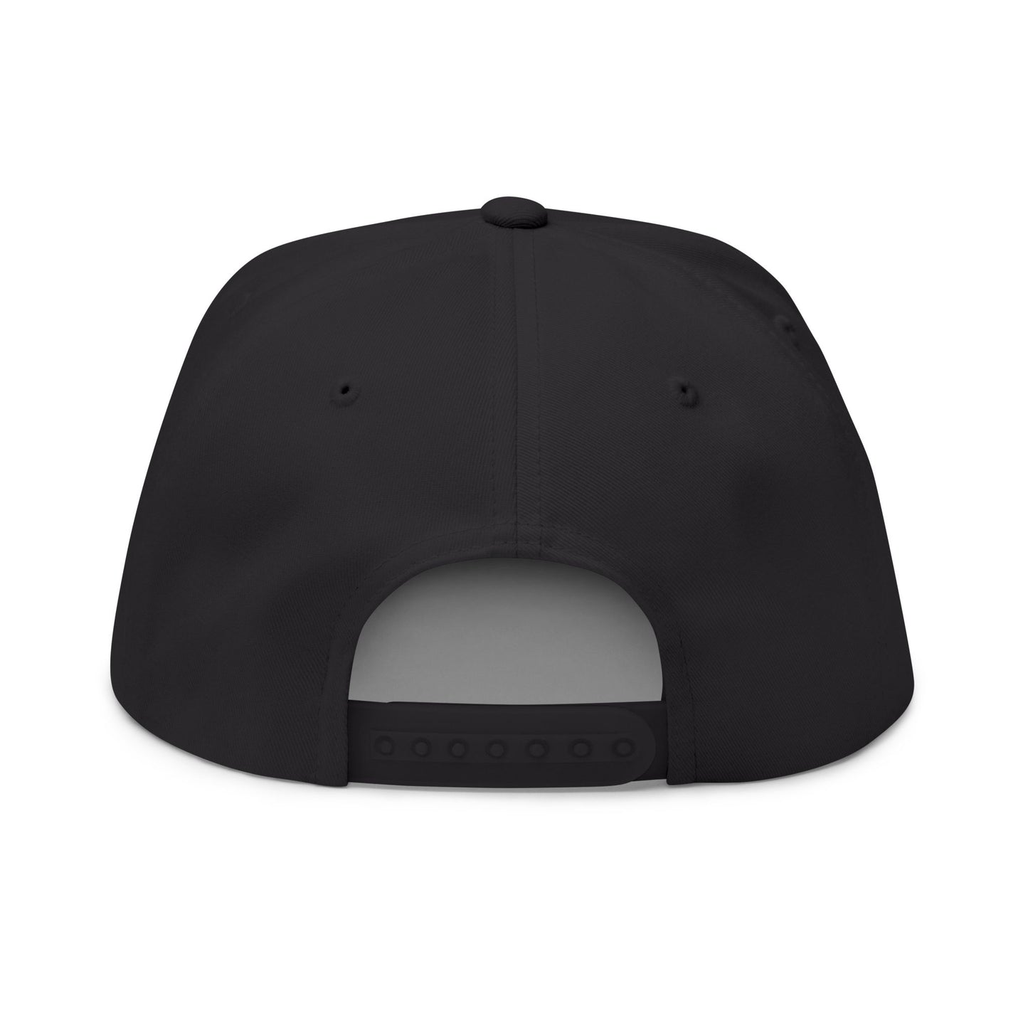 Flat Bill Cap — Kool Kat3 Embroidered Snapback Hat