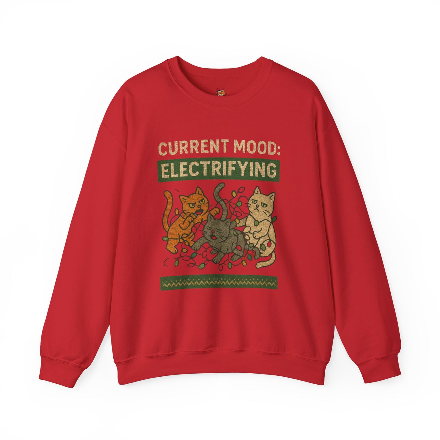 Electrifying Cat Sweatshirt