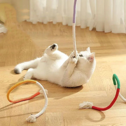 Cat toys, cat teasers, kitten teething ropes, cat self-entertainment and boredom relief pet supplies