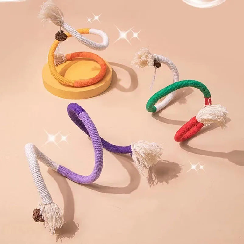 Cat toys, cat teasers, kitten teething ropes, cat self-entertainment and boredom relief pet supplies